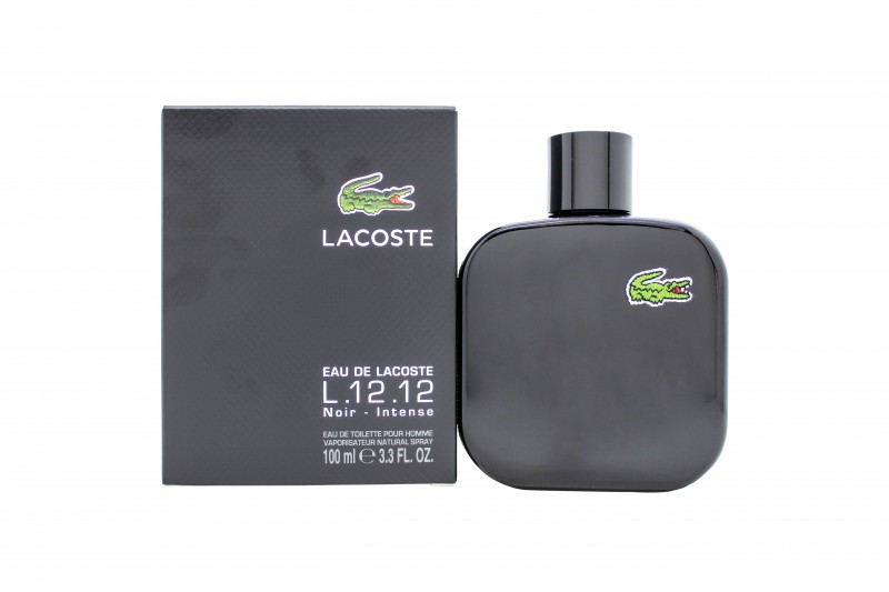 LACOSTE EAU DE LACOSTE L.12.12 NOIR INTENSE EAU DE TOILETTE EDT - MEN'S FOR HIM