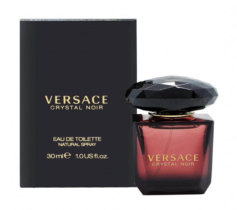 VERSACE CRYSTAL NOIR EAU DE TOILETTE EDT - WOMEN'S FOR HER. NEW. FREE SHIPPING