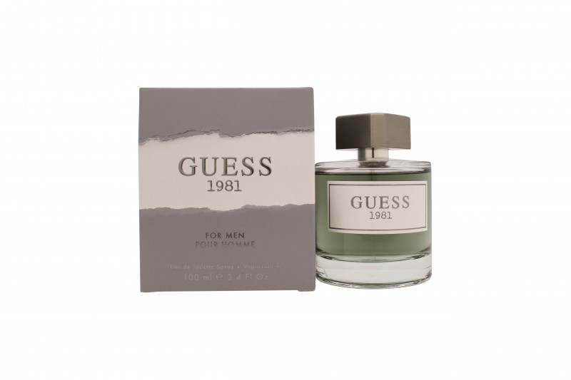 GUESS 1981 FOR MEN EAU DE TOILETTE EDT - MEN'S FOR HIM. NEW. FREE SHIPPING