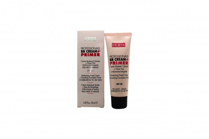 PUPA PROFESSIONALS BB CREAM   PRIMER FOR OILY TO COMBINATION SKIN. NEW