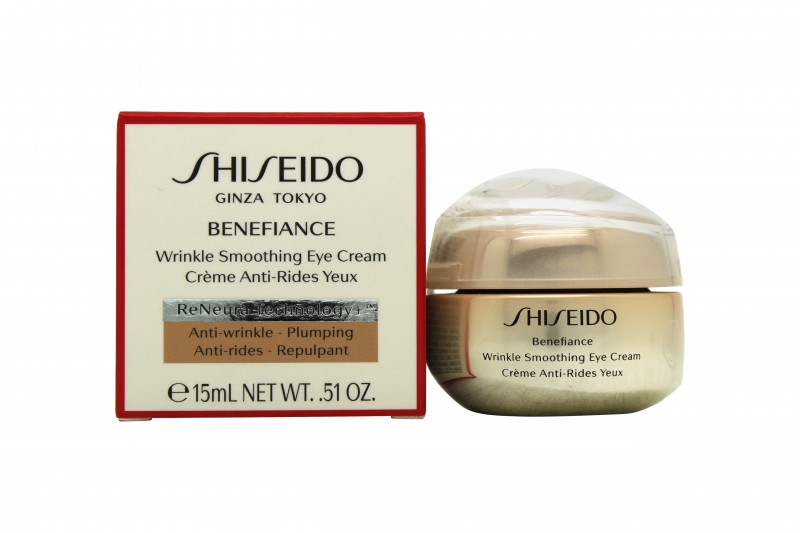 SHISEIDO BENEFIANCE WRINKLE SMOOTHING EYE CREAM - WOMEN'S FOR HER. NEW