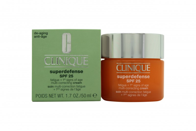 CLINIQUE SUPERDEFENSE FATIGUE 1ST SIGNS OF AGE MULTI-CORRECTING CREAM. NEW