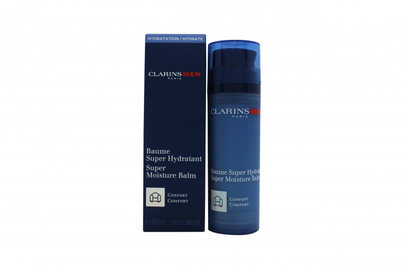 CLARINS MEN SUPER MOISTURE BALM - MEN'S FOR HIM. NEW. FREE SHIPPING