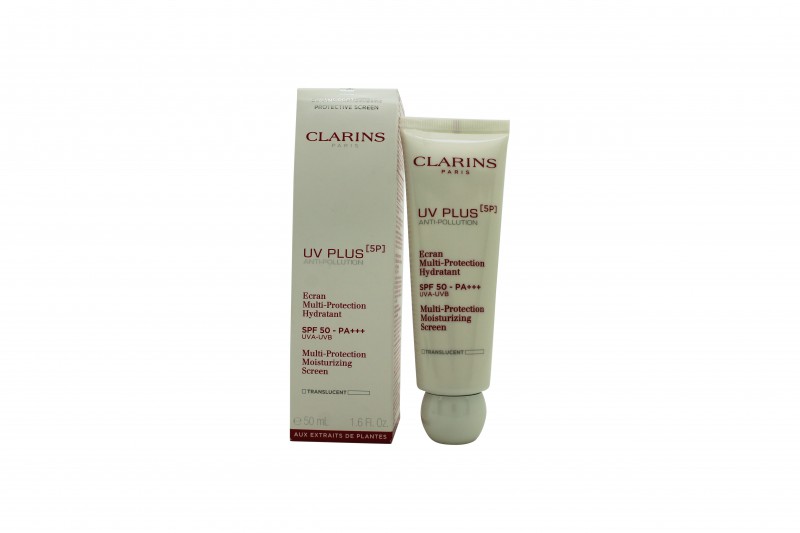CLARINS UV PLUS ANTI-POLLUTION SUNSCREEN MULTI-PROTECTION BROAD SPECTRUM. NEW