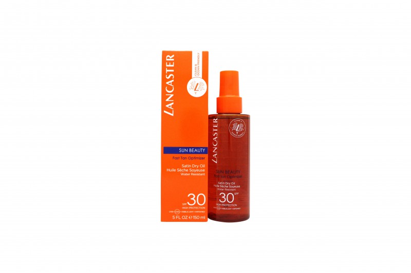 LANCASTER SUN BEAUTY FAST TAN OPTIMIZER SATIN DRY OIL. NEW. FREE SHIPPING