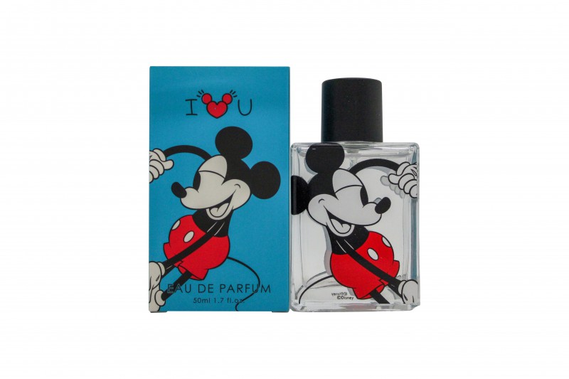 DISNEY MICKEY MOUSE I LOVE YOU EAU DE PARFUM EDP - MEN'S FOR HIM. NEW - Picture 2 of 2