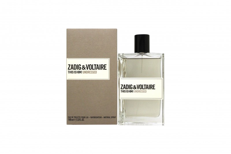 ZADIG & VOLTAIRE THIS IS HIM! UNDRESSED EAU DE TOILETTE EDT - MEN'S FOR HIM. NEW