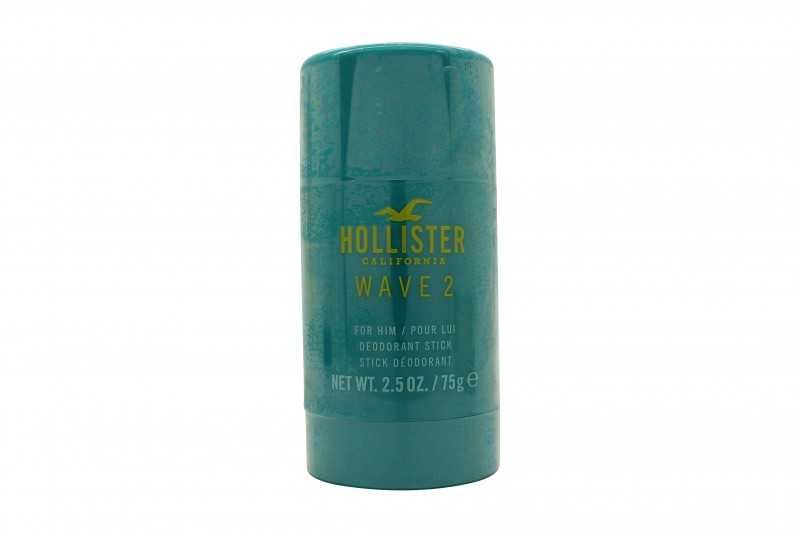 HOLLISTER WAVE 2 FOR HIM DEODORANT STICK - MEN'S FOR HIM. NEW. FREE SHIPPING