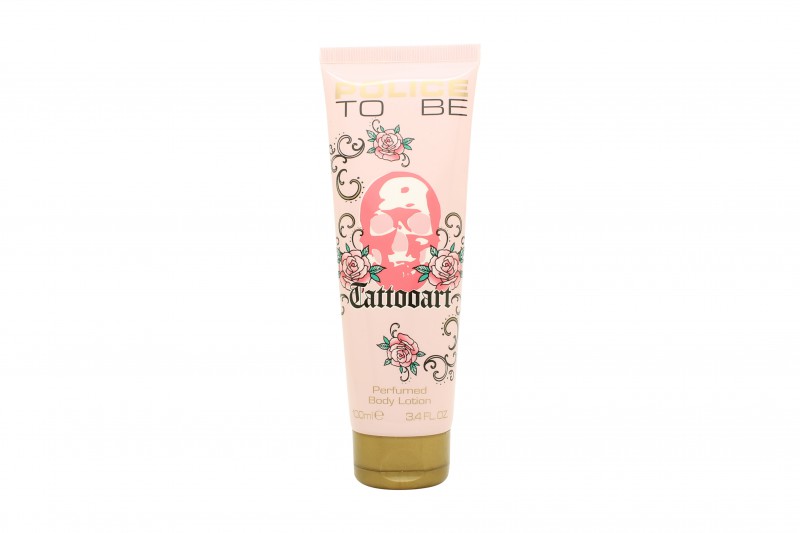 POLICE TO BE TATTOOART BODY LOTION - WOMEN'S FOR HER. NEW. FREE SHIPPING