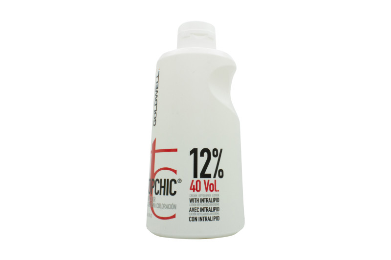 GOLDWELL TOPCHIC PERMANENT HAIR COLOR 12% 40 VOL. CREAM DEVELOPER LOTION. NEW - Picture 2 of 2