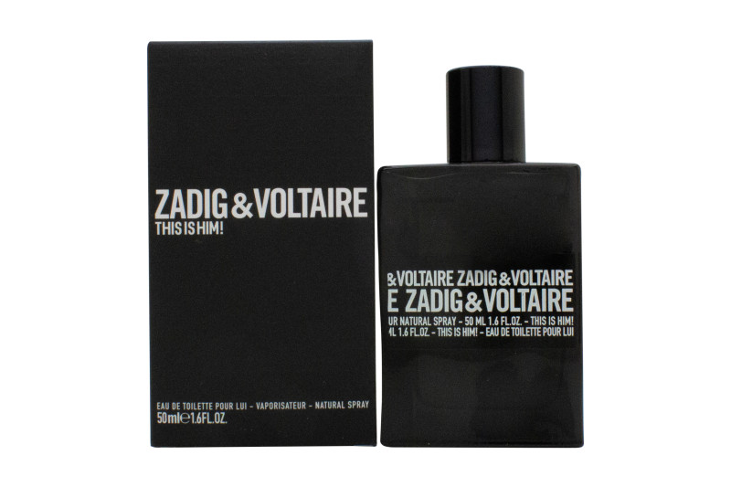 ZADIG & VOLTAIRE THIS IS HIM EAU DE TOILETTE EDT - MEN'S FOR HIM. NEW