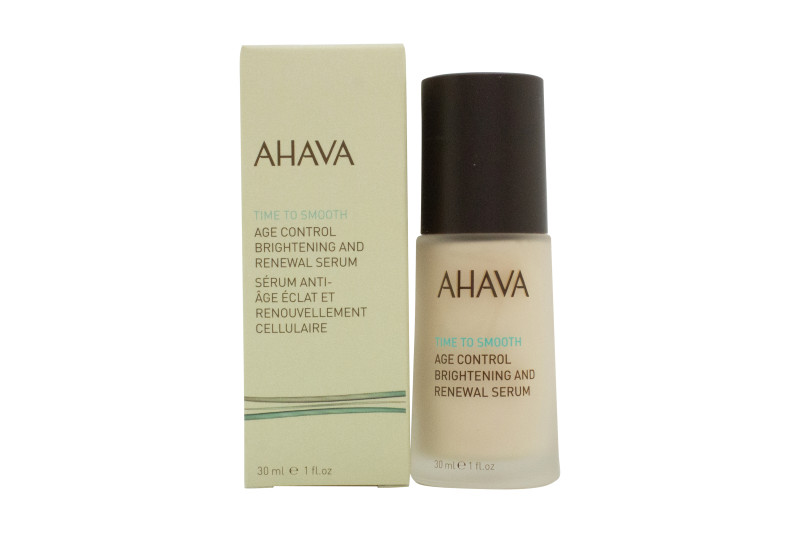 AHAVA TIME TO SMOOTH AGE CONTROL BRIGHTENING & RENEWAL SERUM. NEW. FREE SHIPPING