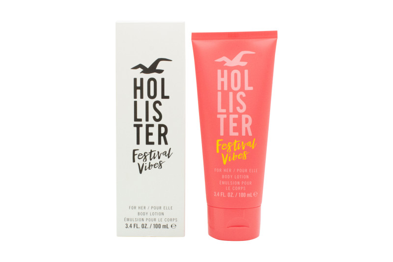 HOLLISTER FESTIVAL VIBES FOR HER BODY LOTION - WOMEN'S FOR HER. NEW