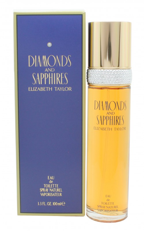 ELIZABETH TAYLOR DIAMONDS & SAPPHIRES EAU DE TOILETTE EDT - WOMEN'S FOR HER. NEW
