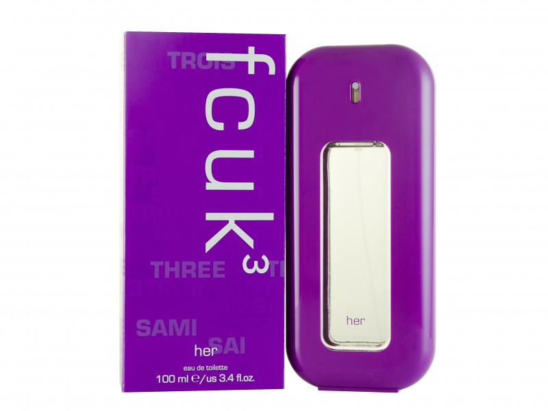 FCUK FCUK 3 EAU DE TOILETTE EDT - WOMEN'S FOR HER. NEW. FREE SHIPPING