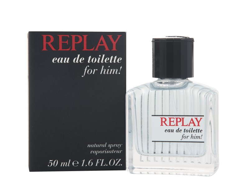 REPLAY FOR HIM EAU DE TOILETTE EDT - MEN'S FOR HIM. NEW. FREE SHIPPING