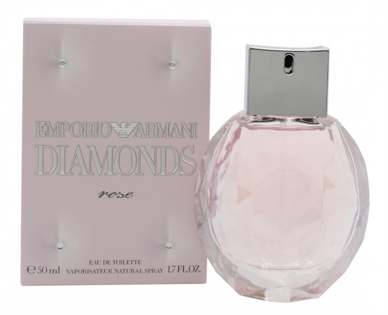 EMPORIO ARMANI DIAMONDS ROSE EAU DE TOILETTE EDT - WOMEN'S FOR HER. NEW