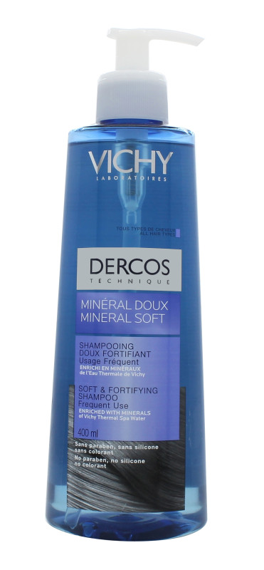 VICHY DERCOS MINERAL SOFT AND FORTIFYING SHAMPOO. NEW. FREE SHIPPING