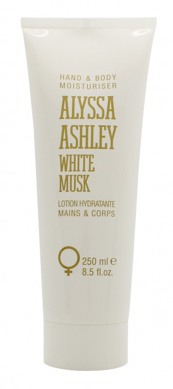 ALYSSA ASHLEY WHITE MUSK HAND AND BODY MOISTURISER - WOMEN'S FOR HER. NEW