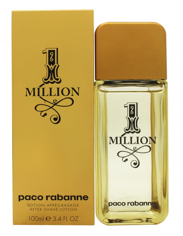 PACO RABANNE 1 MILLION AFTERSHAVE SPLASH - MEN'S FOR HIM. NEW. FREE SHIPPING