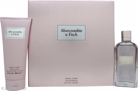 abercrombie & fitch first instinct woman woda perfumowana 100 ml   zestaw 