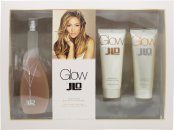 Jennifer Lopez Glow Gift Set 100ml EDT + 75ml Body Lotion + 75ml Shower Gel