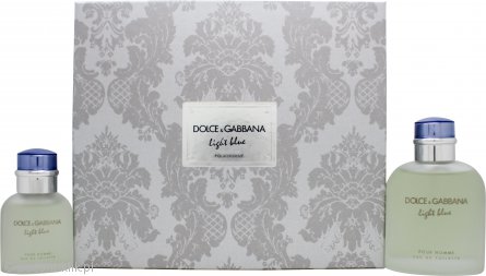 dolce & gabbana light blue pour homme woda toaletowa 125 ml   zestaw 