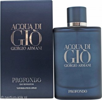 giorgio armani acqua di gio profondo woda perfumowana 125 ml    