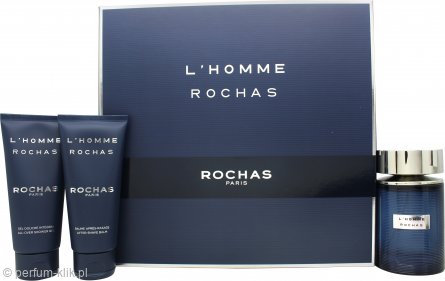 rochas l'homme rochas woda toaletowa 100 ml   zestaw 