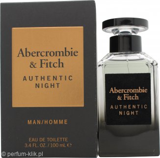 abercrombie & fitch authentic night man