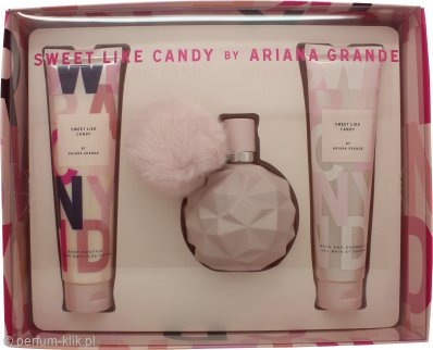 ariana grande sweet like candy woda perfumowana 100 ml   zestaw 