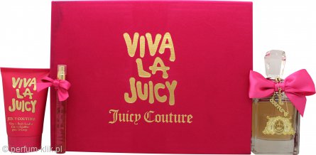 juicy couture viva la juicy woda perfumowana 100 ml   zestaw 