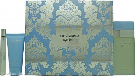 dolce & gabbana light blue woda toaletowa 100 ml   zestaw 
