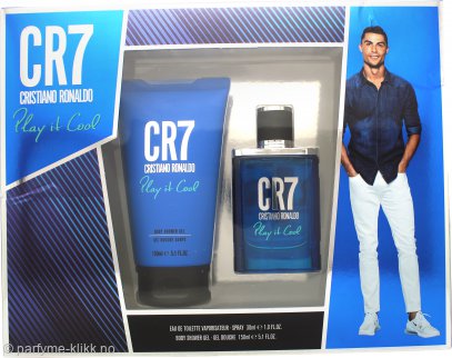 Cristiano Ronaldo CR7 Play It Cool Gavesett 30ml EDT Spray + 150ml Dusjsåpe