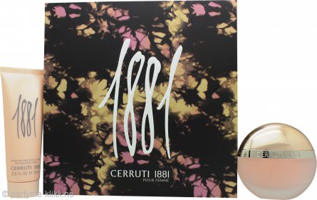Cerruti 1881 Pour Femme Gavesett 50ml EDT + 75ml Body Lotion