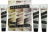 Fudge Professional Headpaint High Lift Trio Kit 60ml 12.13 Ultra Light Cool Champagne + 60ml 12.23 Ultra Light Rose Gold + 60ml 12.12 Ultra Light Pearl Violet