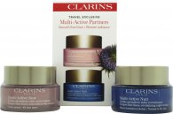 Click to view product details and reviews for Clarins multi active partners gift set 50ml day cream 50ml night cream.