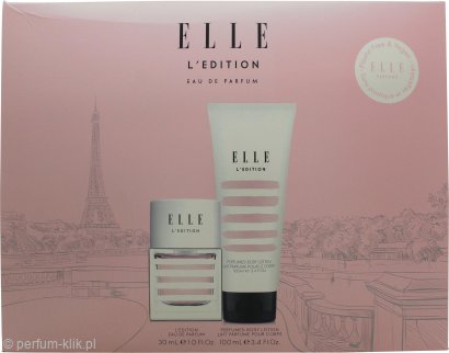 elle l'edition woda perfumowana 30 ml   zestaw 