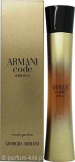 giorgio armani armani code absolu pour femme