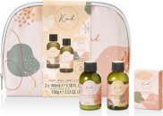 Click to view product details and reviews for The kind edit co kind cosmetic bag gift set 100ml body wash 100ml body lotion 50g bath salts cosmetic bag.