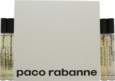 Paco Rabanne Women Miniatyr Gavesett 10ml Lady Million EDP + 10ml Olympea EDP + 10ml Lady Million Fabulous EDP Intense + 10ml Olympea Blossom EDP Florale