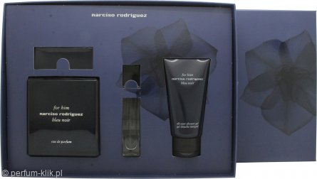 narciso rodriguez for him bleu noir woda perfumowana 100 ml   zestaw 