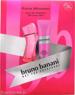 bruno banani pure woman woda toaletowa 30 ml   zestaw 