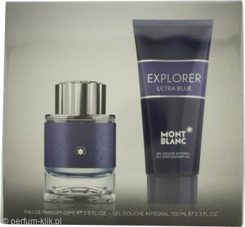 montblanc explorer ultra blue woda perfumowana 60 ml   zestaw 