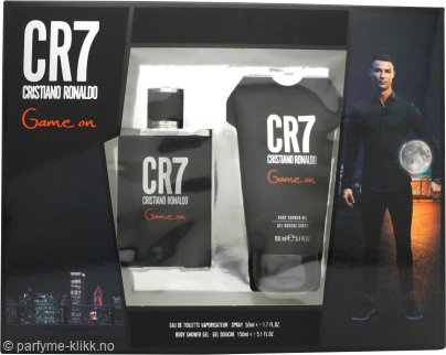 Cristiano Ronaldo CR7 Game On Gavesett 50ml EDT Spray + 150ml Dusjsåpe
