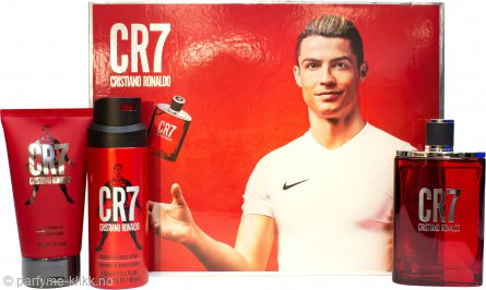 Cristiano Ronaldo CR7 Gavesett 100ml EDT + 150ml Dusjgel + 150ml Body Spray