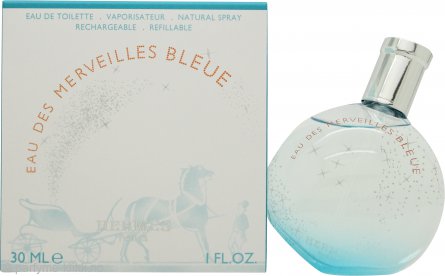 Hermès Eau des Merveilles Bleue Eau de Toilette 30ml Påfyllbar Spray