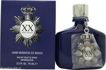 john varvatos john varvatos xx indigo woda toaletowa 75 ml    