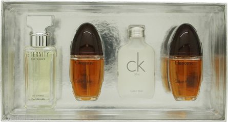 Calvin Klein Women Miniature Gift Set 15ml Eternity EDP 15ml CK One EDT 2 x 15ml Obsession EDP