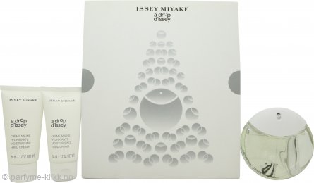 Issey Miyake A Drop d'Issey Gavesett 50ml EDP + 2 x 50ml Håndkrem